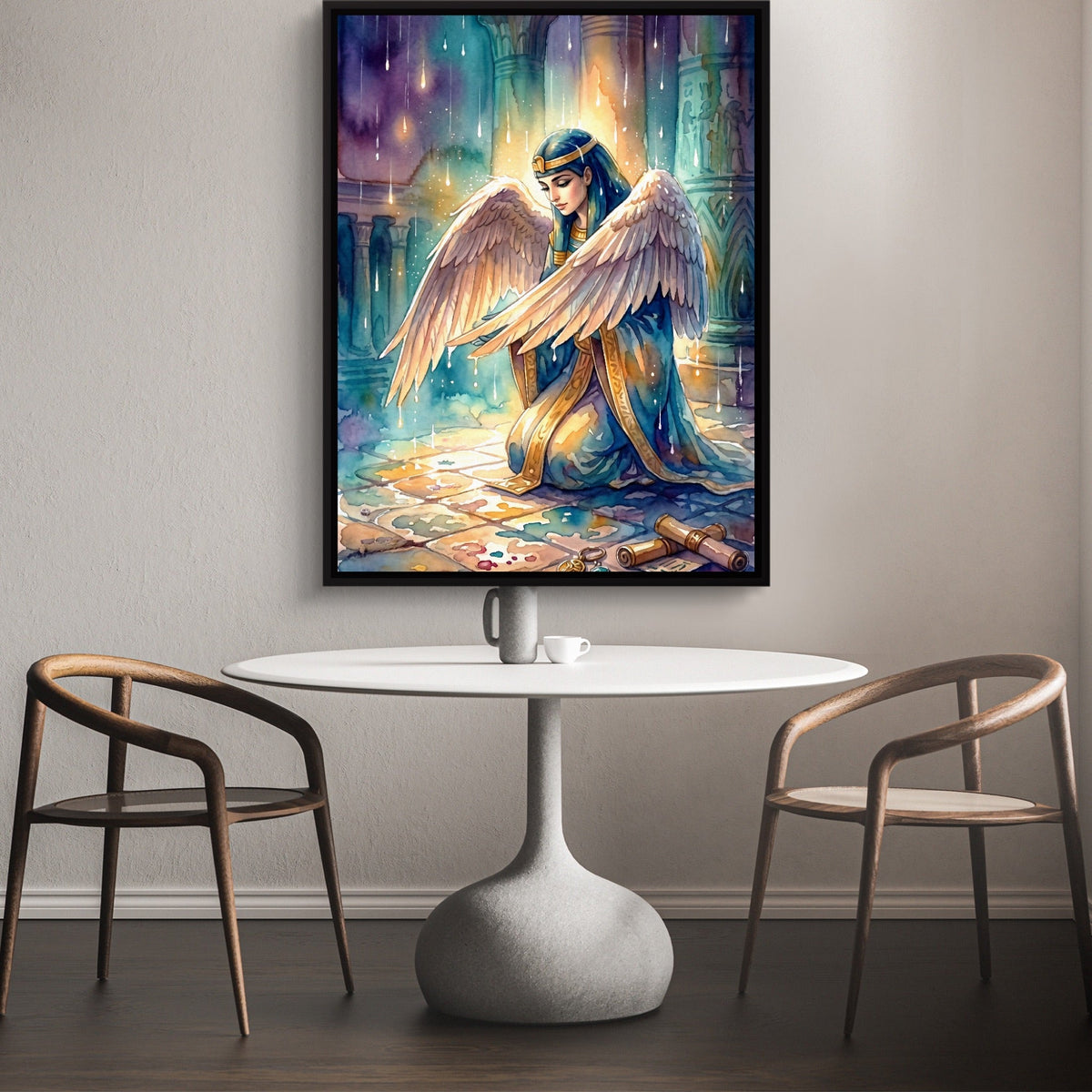 Kneeling Temple Oracle - Luxury Wall Art