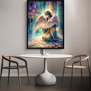 Kneeling Temple Oracle - Luxury Wall Art