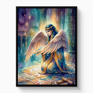 Kneeling Temple Oracle - Luxury Wall Art