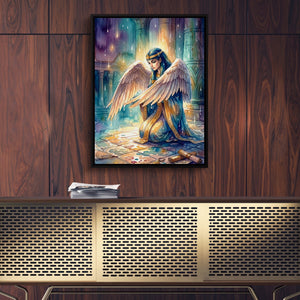 Kneeling Temple Oracle - Luxury Wall Art