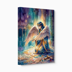 Kneeling Temple Oracle - Luxury Wall Art
