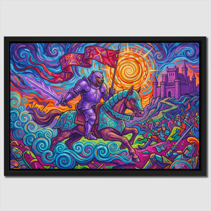 Knight Psychedelic Victory — Knight Psychedelic Victory Close Up Landscape 90