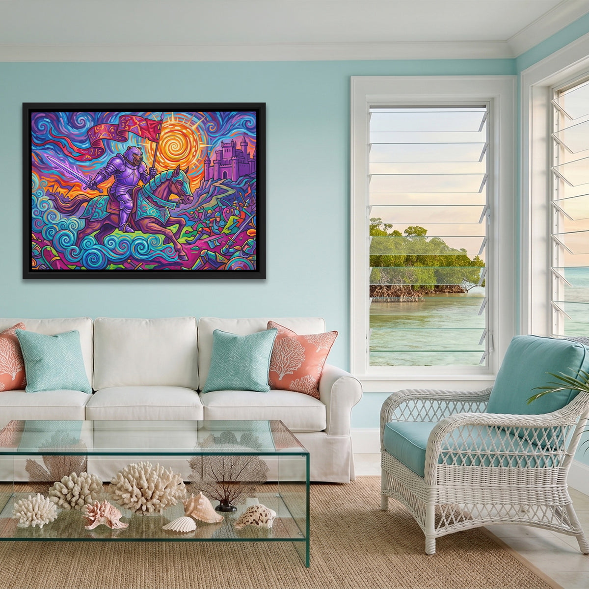 Knight Psychedelic Victory — Knight Psychedelic Victory Coastal Calm Land 132