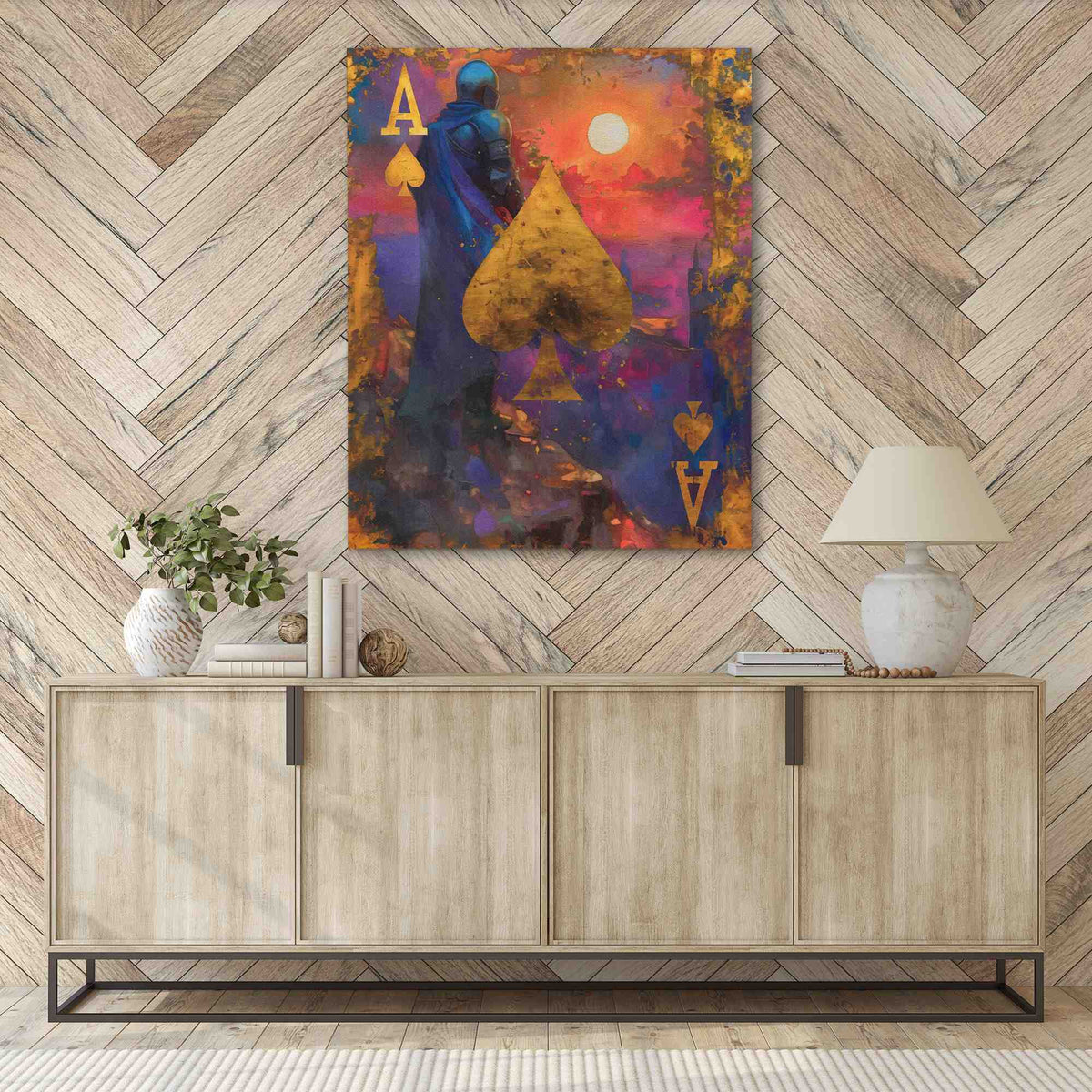 Knighted Ace - Luxury Wall Art