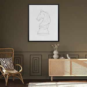 Knight’s Gambit - Luxury Wall Art