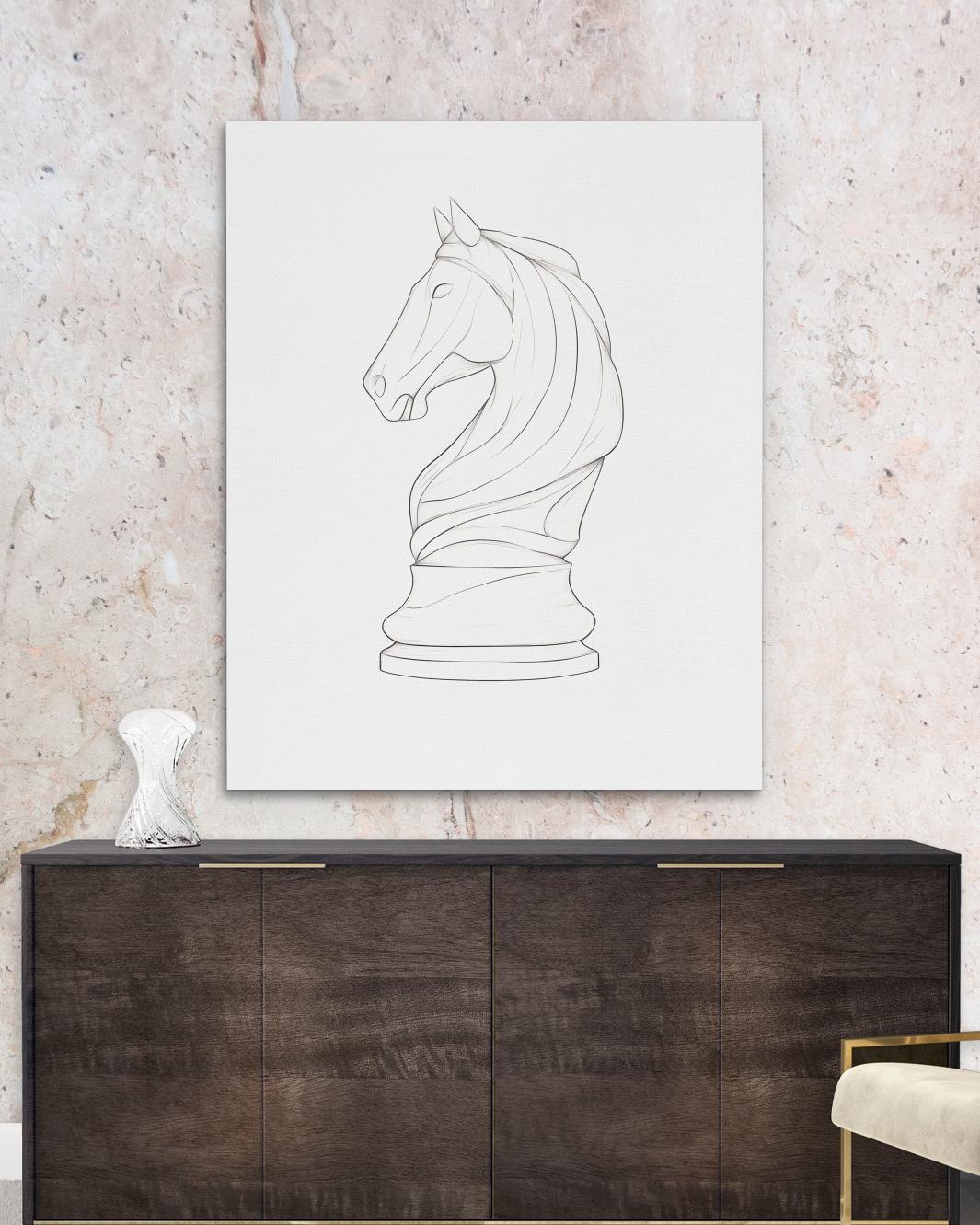 Knight’s Gambit - Luxury Wall Art