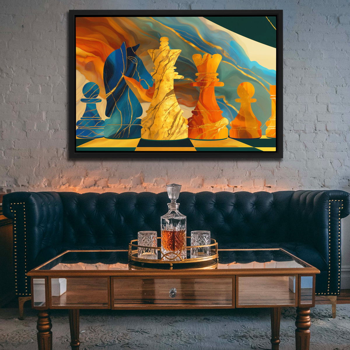 Knights Strategic Dawn - Luxury Wall Art