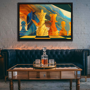 Knights Strategic Dawn - Luxury Wall Art