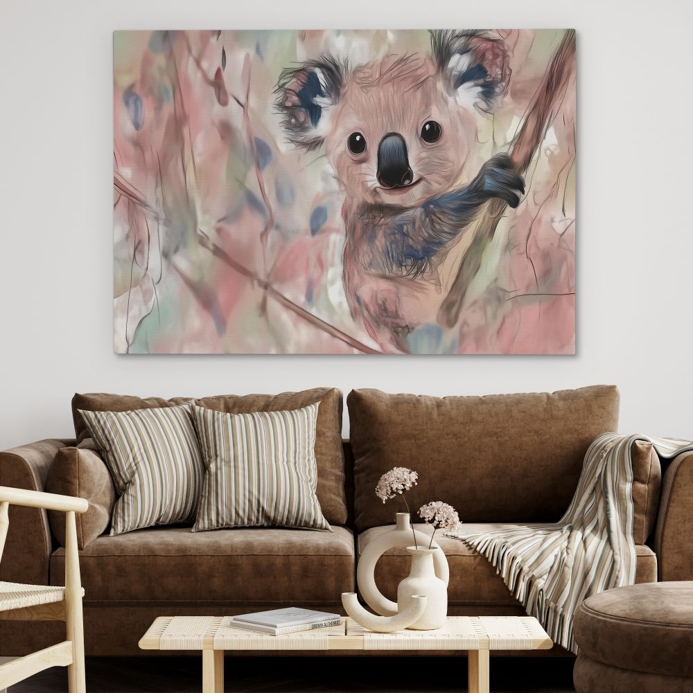Koala Climbing - Luxury Wall Art