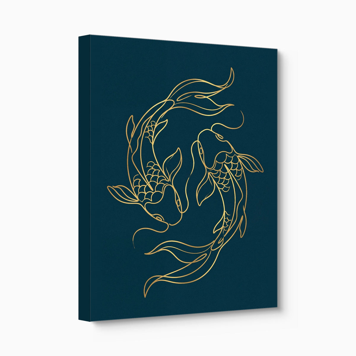 Koi Deep Embrace - Luxury Wall Art