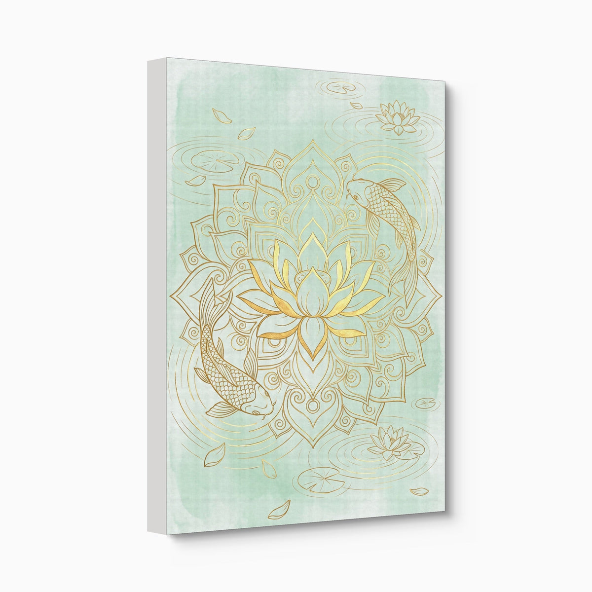 Koi Pond Mandala - Luxury Wall Art