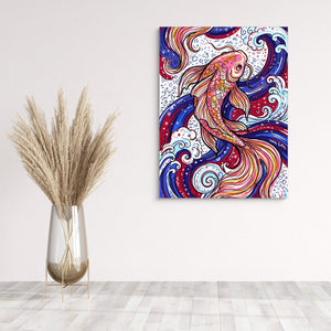 Koi Swirl - Luxury Wall Art