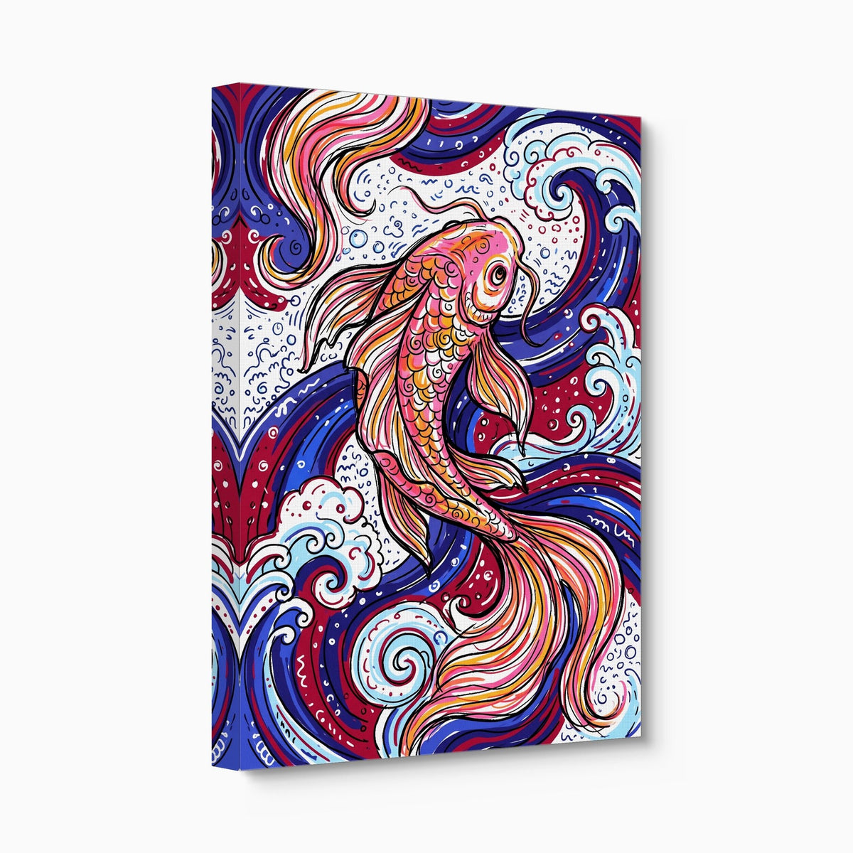 Koi Swirl - Luxury Wall Art