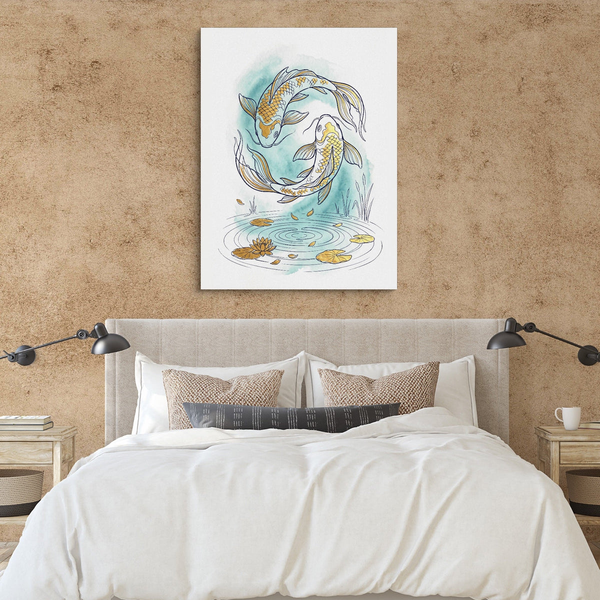 Koi Yin-Yang - Luxury Wall Art