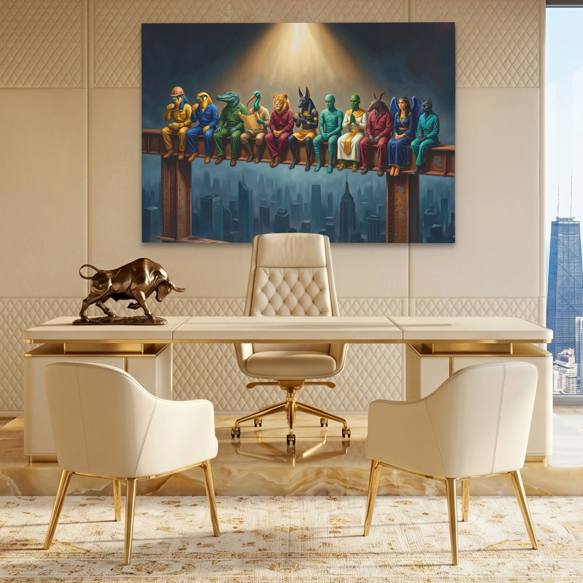 Laborers Golden Hour — Laborers Golden Hour Lux Gold Bull Land 162