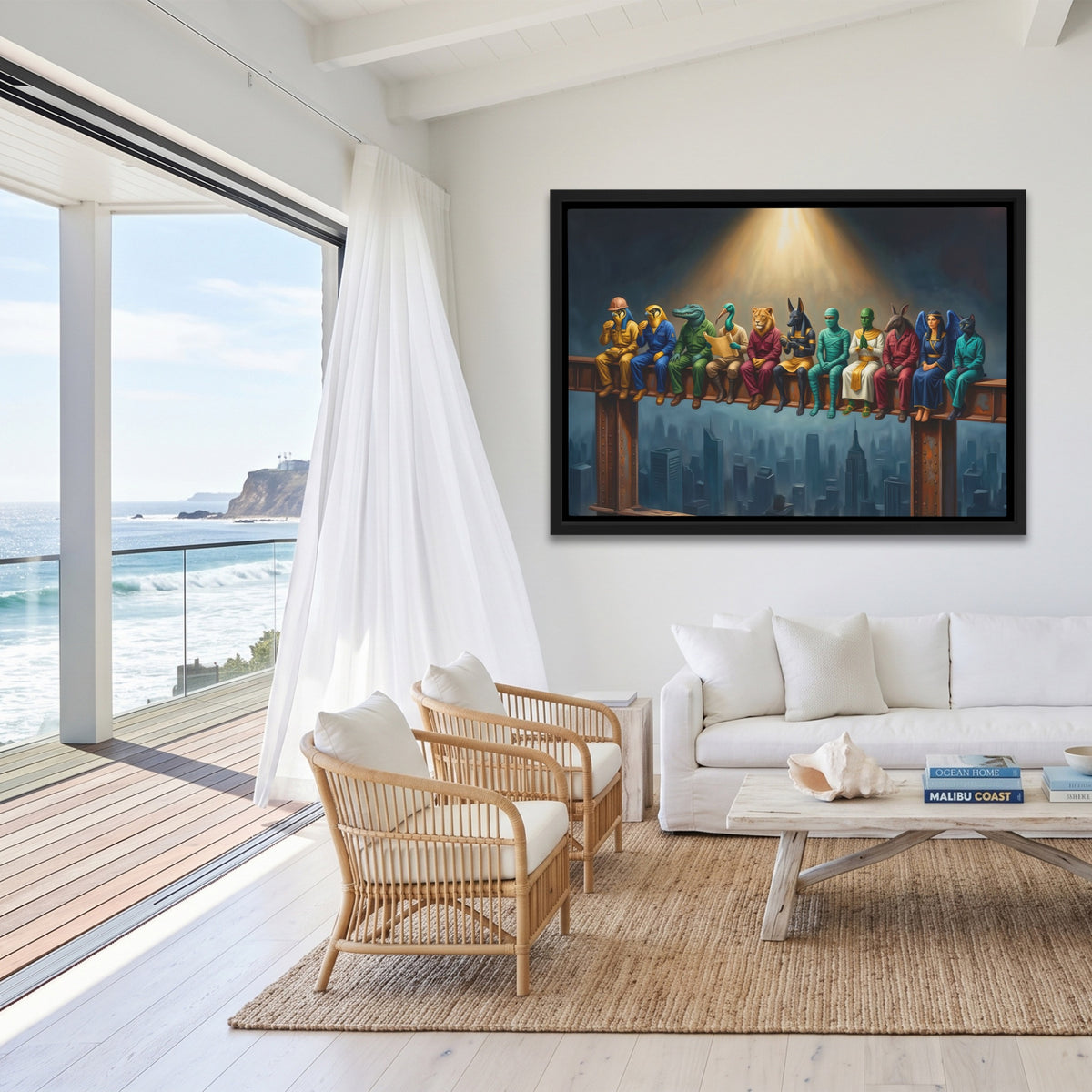 Laborers Golden Hour — Laborers Golden Hour Malibu Beach Land 178