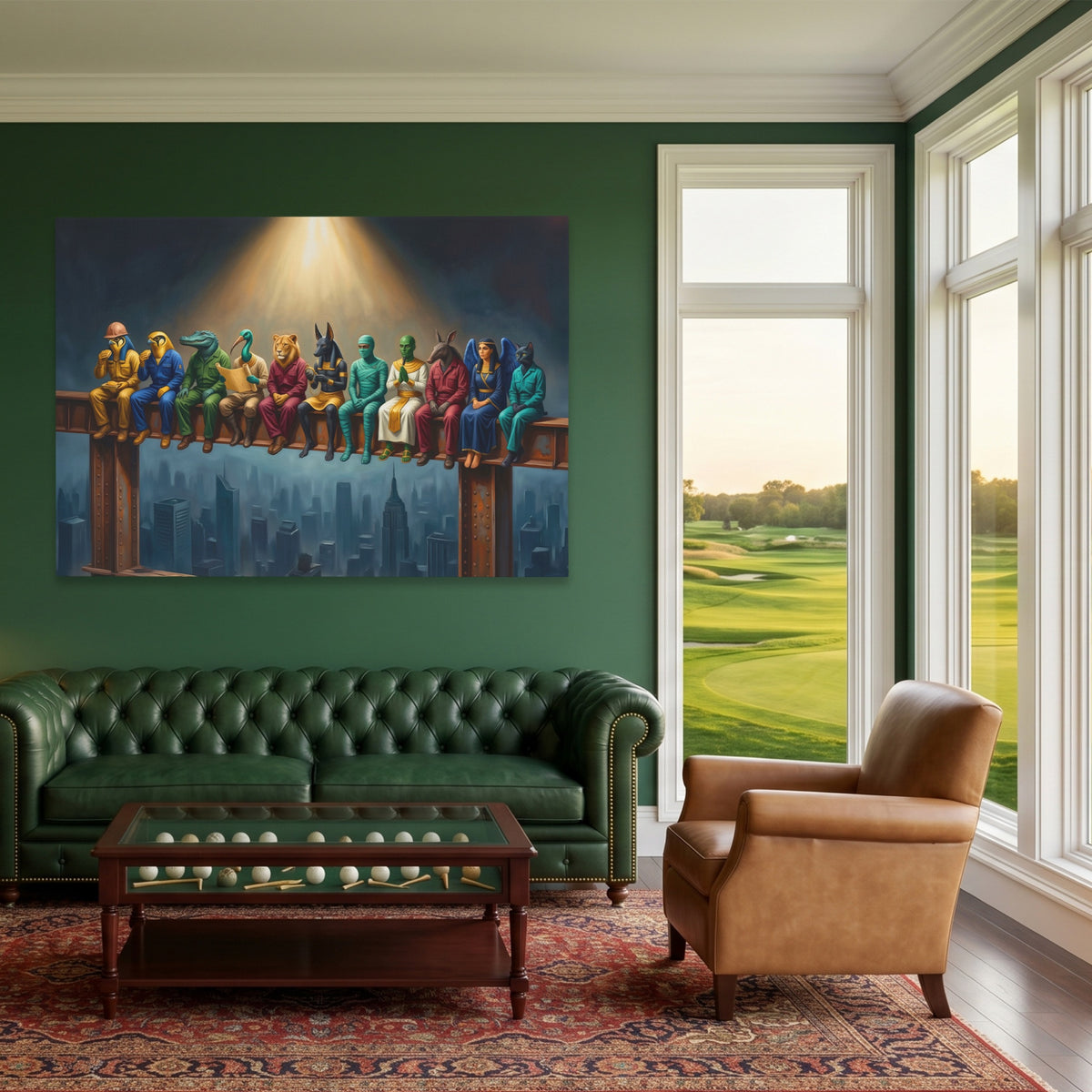 Laborers Golden Hour — Laborers Golden Hour Green Golf House Land 66