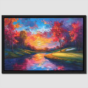 Lakeside Golf Course - Luxury Wall Art