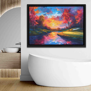 Lakeside Golf Course - Luxury Wall Art