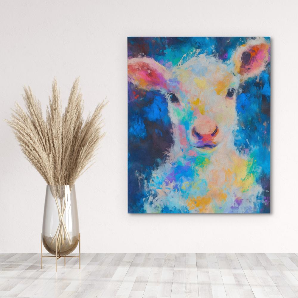 Lamb of Colors - Luxury Wall Art