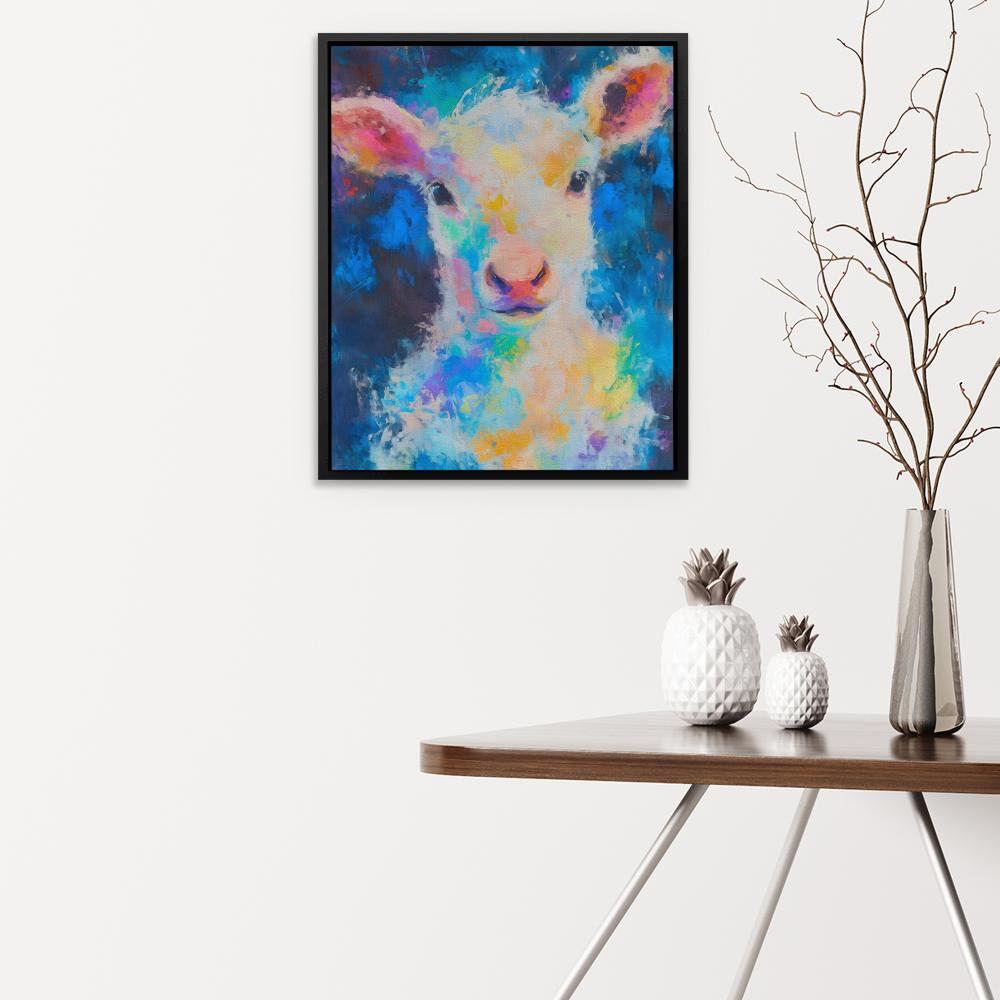Lamb of Colors - Luxury Wall Art