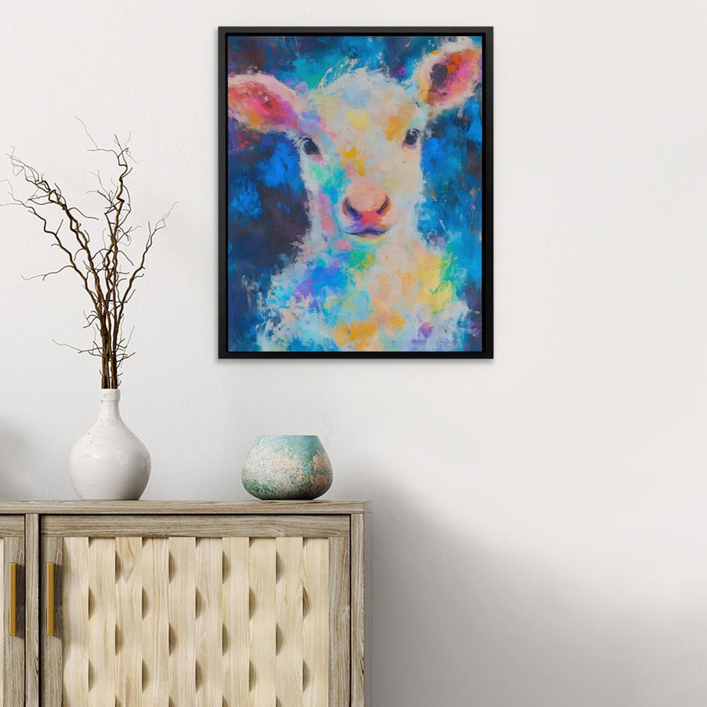 Lamb of Colors - Luxury Wall Art