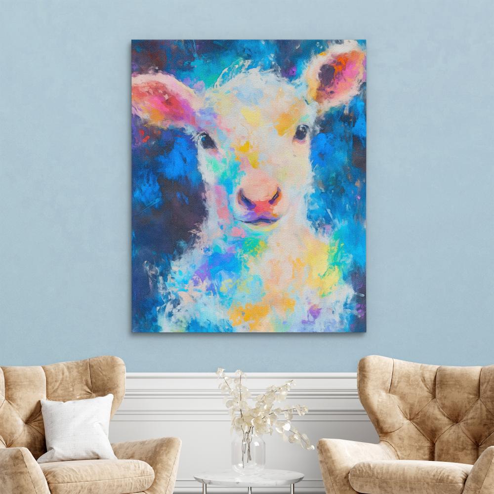 Lamb of Colors - Luxury Wall Art