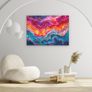 Layers of Vibrancy - Luxury Wall Art