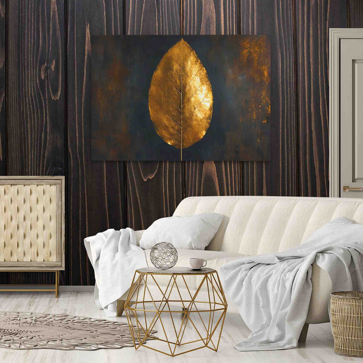 Leaf of Gold - Luxury Wall Art