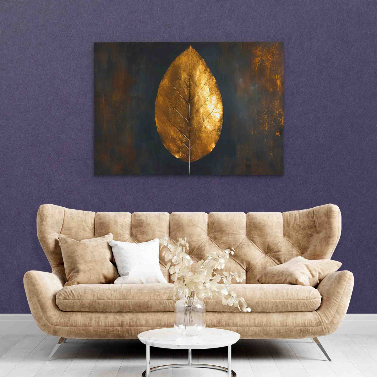 Leaf of Gold - Luxury Wall Art
