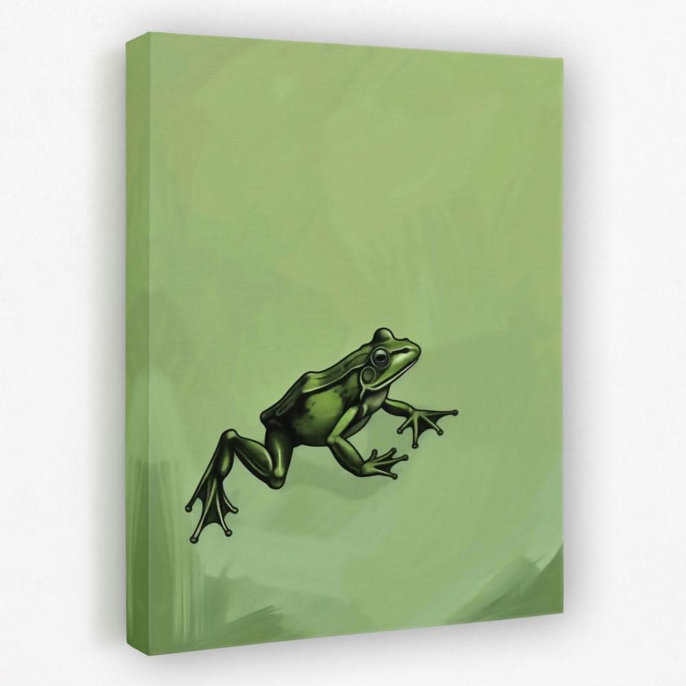 Leap of Faith - Animals Canvas Wall Art