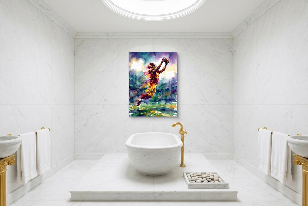 Leaping Receiver - Luxury Wall Art