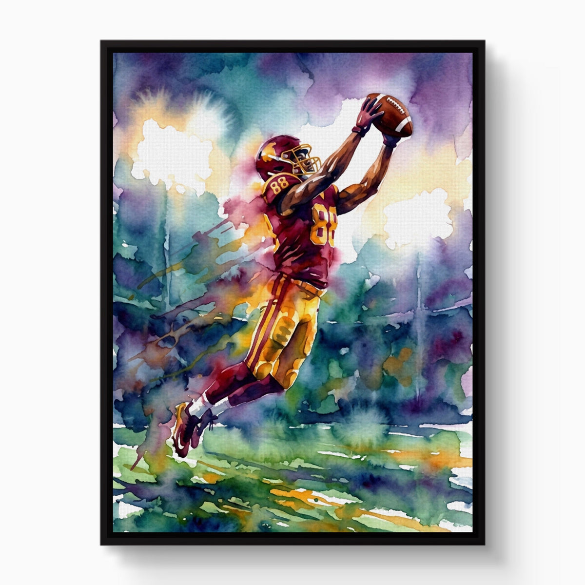 Leaping Receiver - Luxury Wall Art
