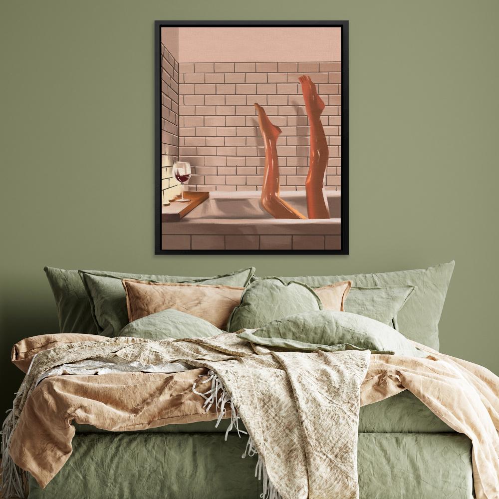 Legs in a Bath - Luxury Wall Art