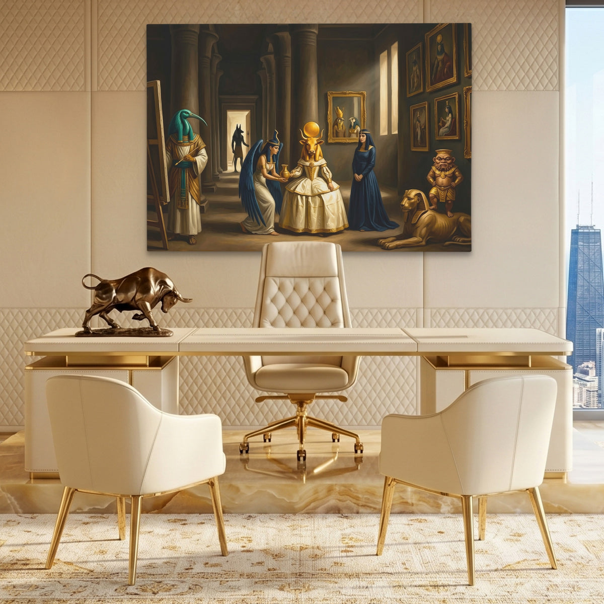Leonine Palace Gathering — Leonine Palace Gathering Lux Gold Bull Land 163