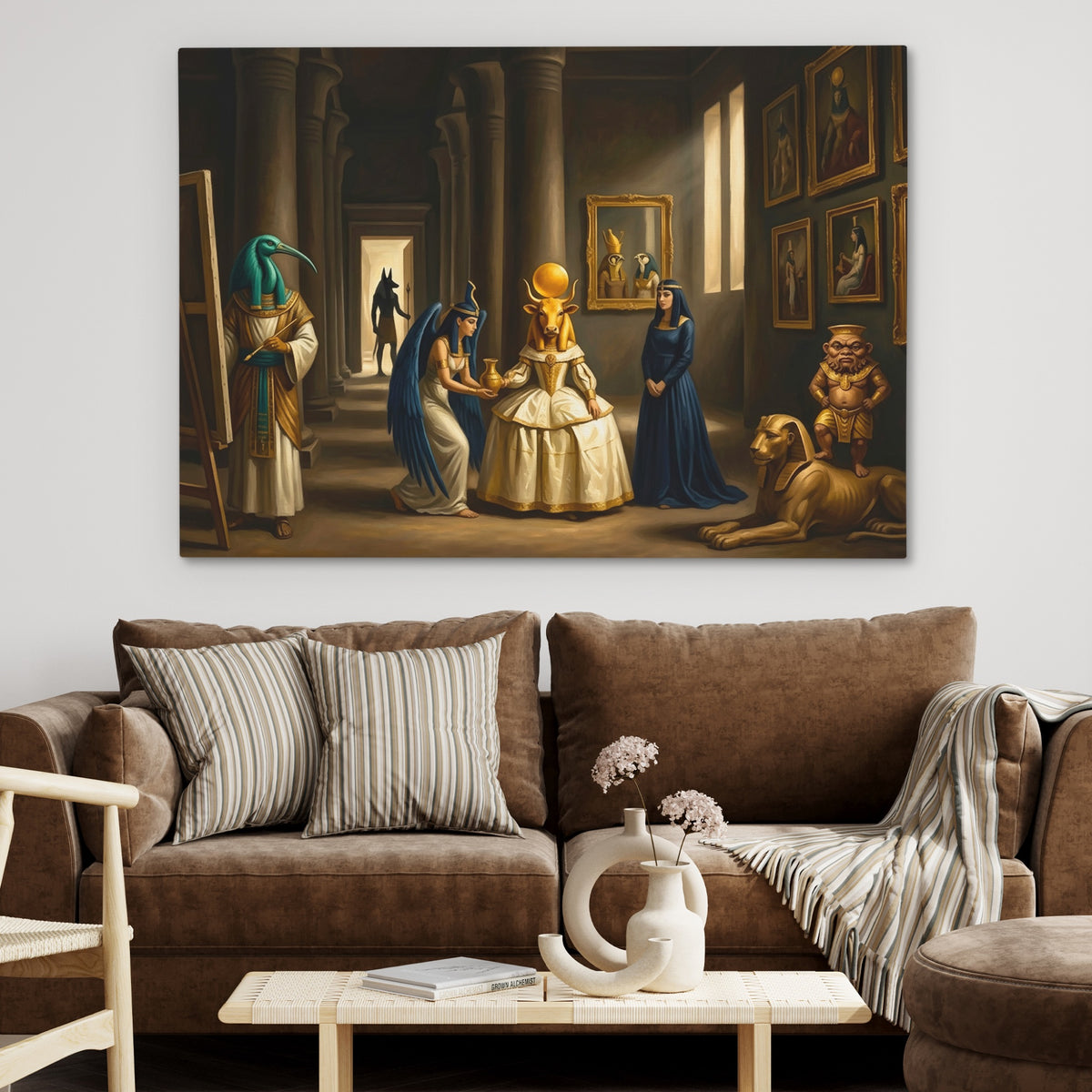 Leonine Palace Gathering — Leonine Palace Gathering Brown Couch 3