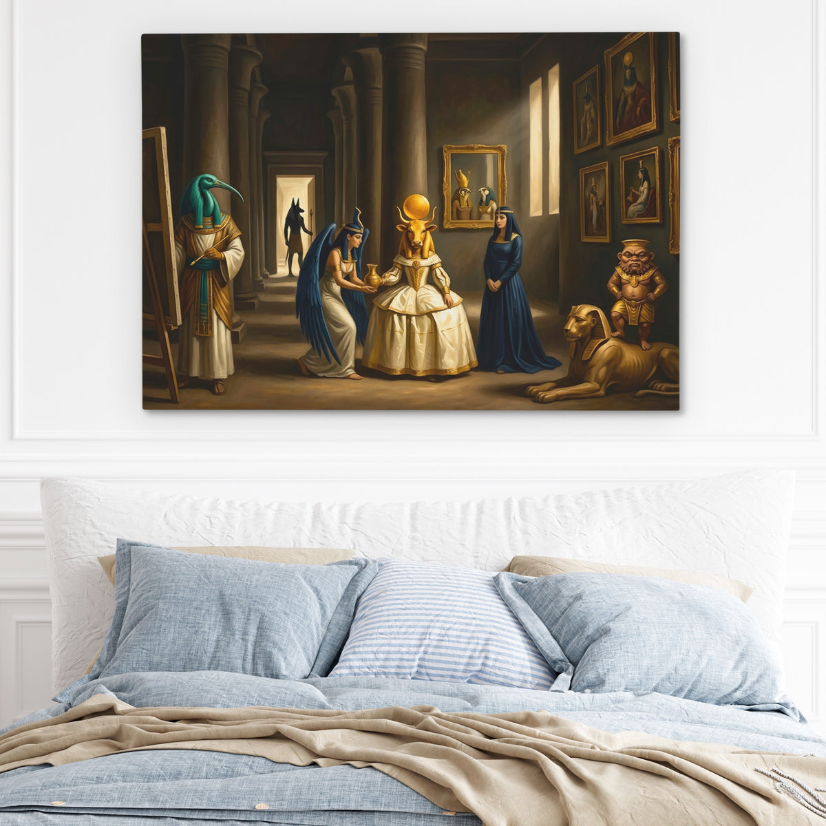 Leonine Palace Gathering — Leonine Palace Gathering Light Blue Bed 147