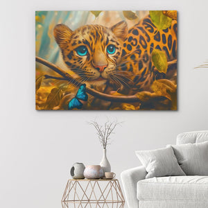 Leopard Butterfly - Luxury Wall Art