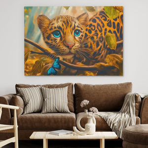 Leopard Butterfly - Luxury Wall Art