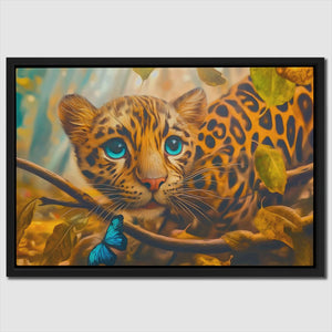 Leopard Butterfly - Luxury Wall Art