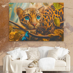 Leopard Butterfly - Luxury Wall Art