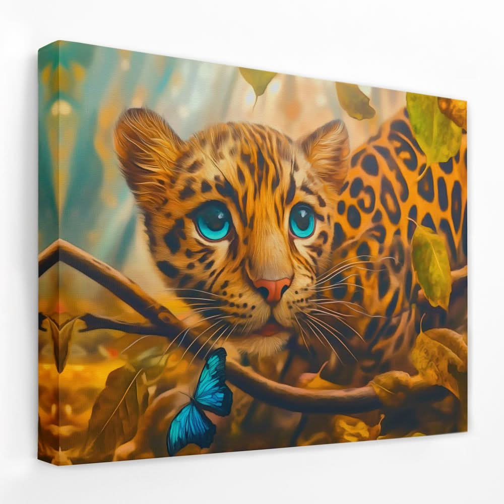 Leopard Butterfly - Animals Canvas Wall Art