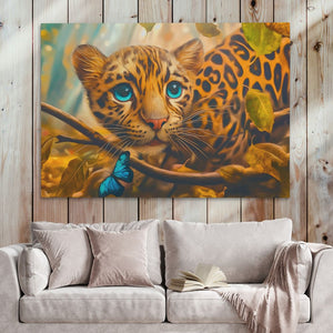 Leopard Butterfly - Luxury Wall Art