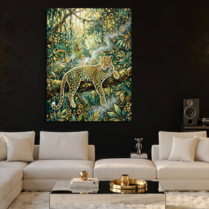 Leopard Golden Jungle — leopard golden jungle sq hype beast 1port flush print