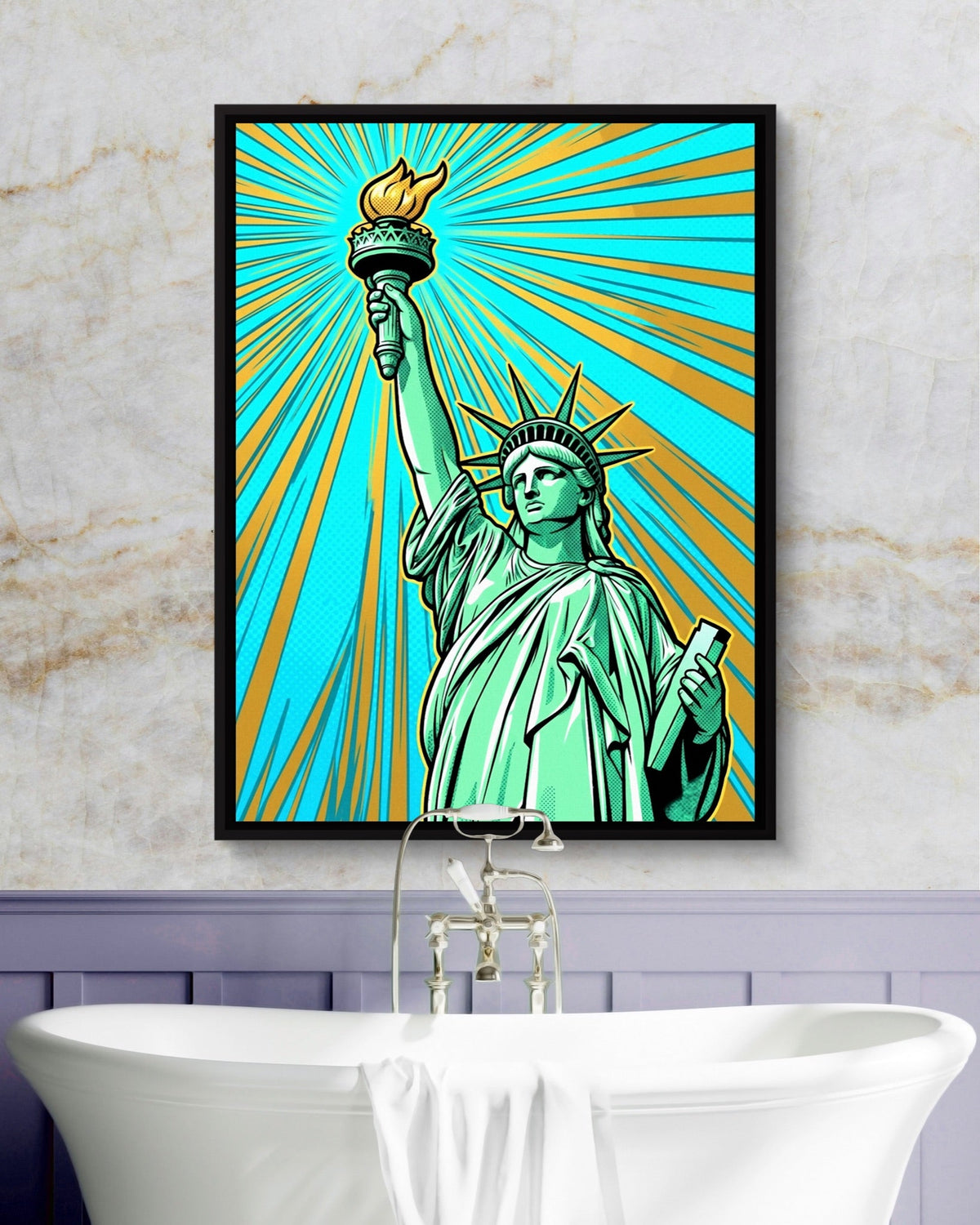 Liberty Pop Burst - Luxury Wall Art