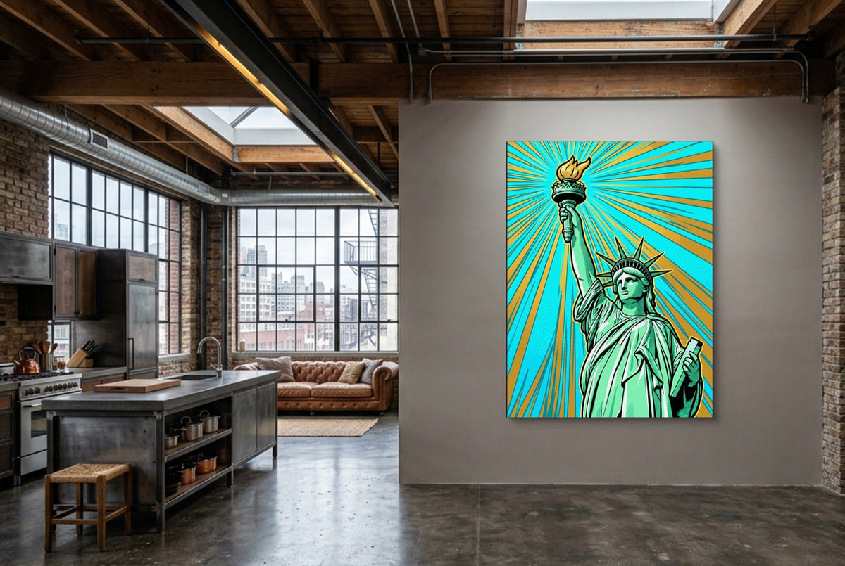 Liberty Pop Burst - Luxury Wall Art