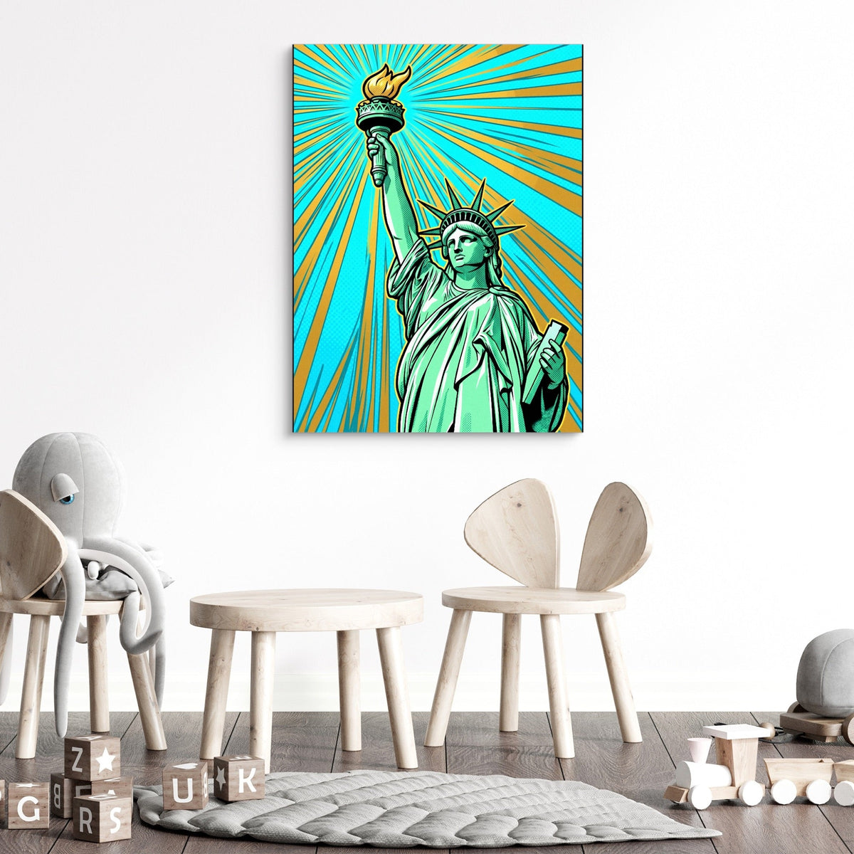 Liberty Pop Burst - Luxury Wall Art
