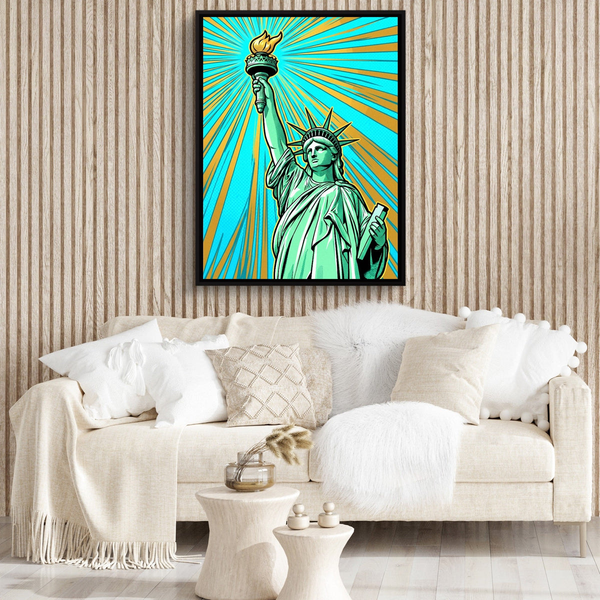 Liberty Pop Burst - Luxury Wall Art