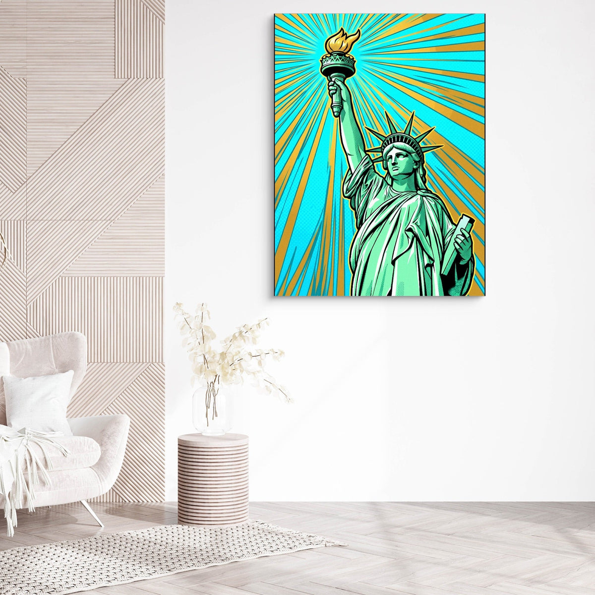 Liberty Pop Burst - Luxury Wall Art