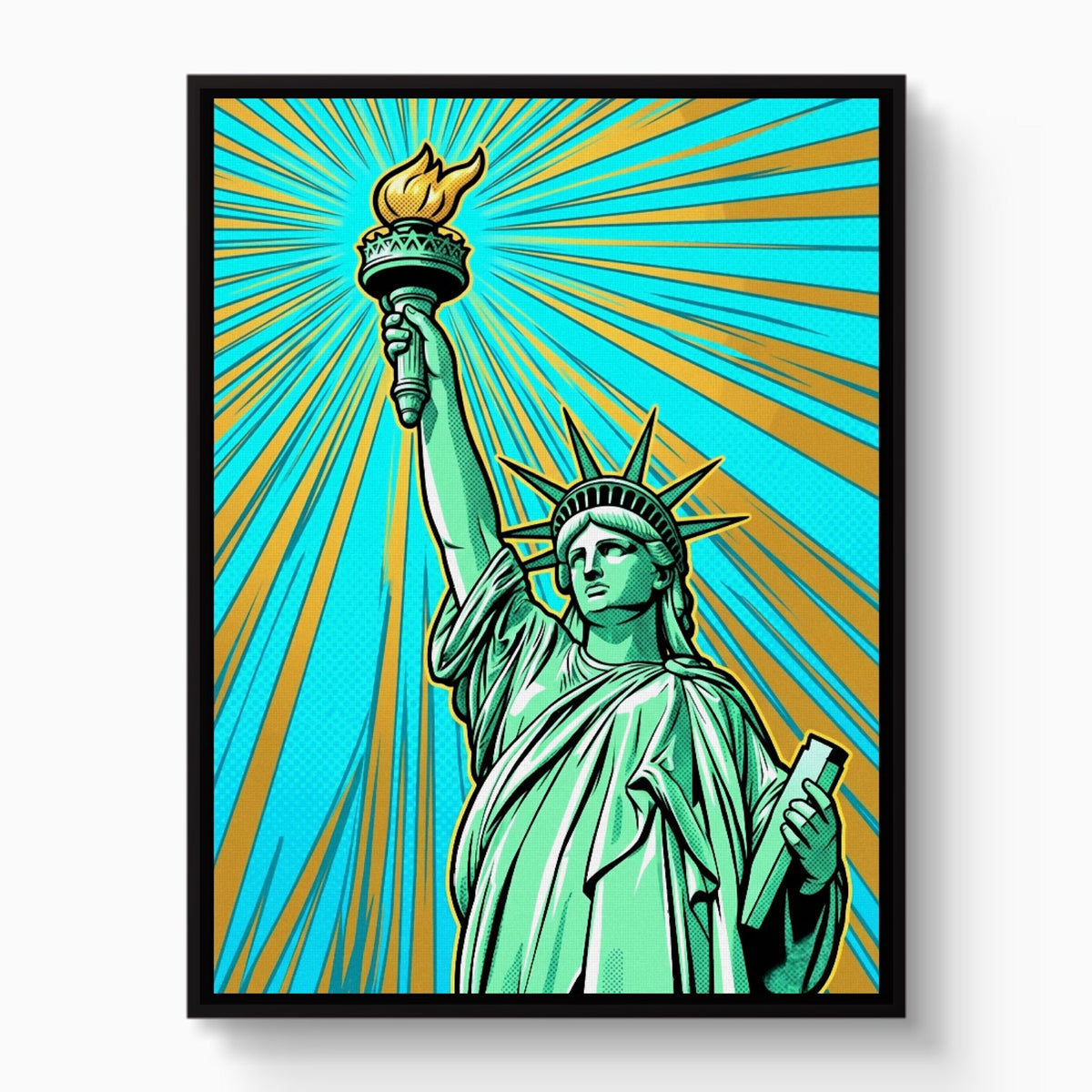 Liberty Pop Burst - Luxury Wall Art